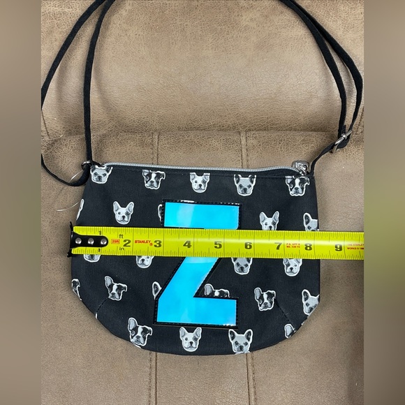 Justice Girls “Z” Initial Dogs Pug Purse Pocketbook Bag Shoulder Zoey - Picture 7 of 13